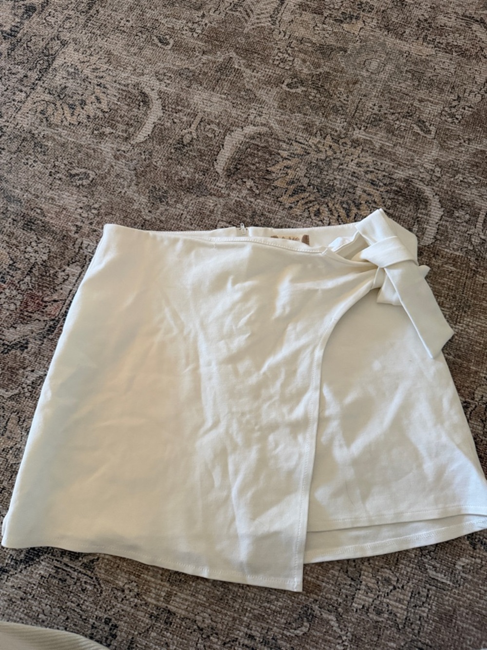 Alterd StateWhite Wrap Tie Mini Skirt - Women's Skirt